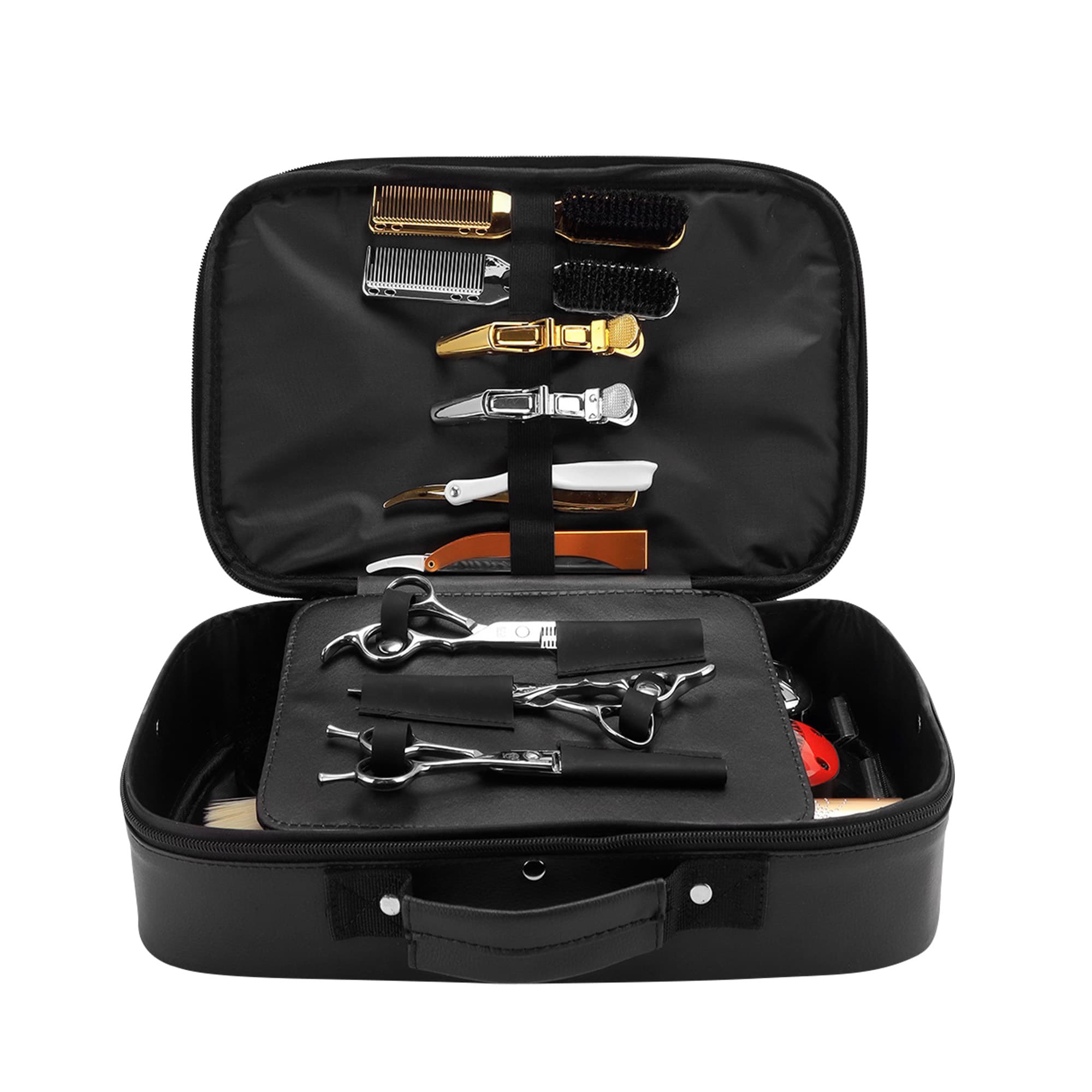 Professional Hair Clipper Case – 11" x 7" Barber Tool Bag & Hairdressing Organizer for Scissors and Supplies - 3