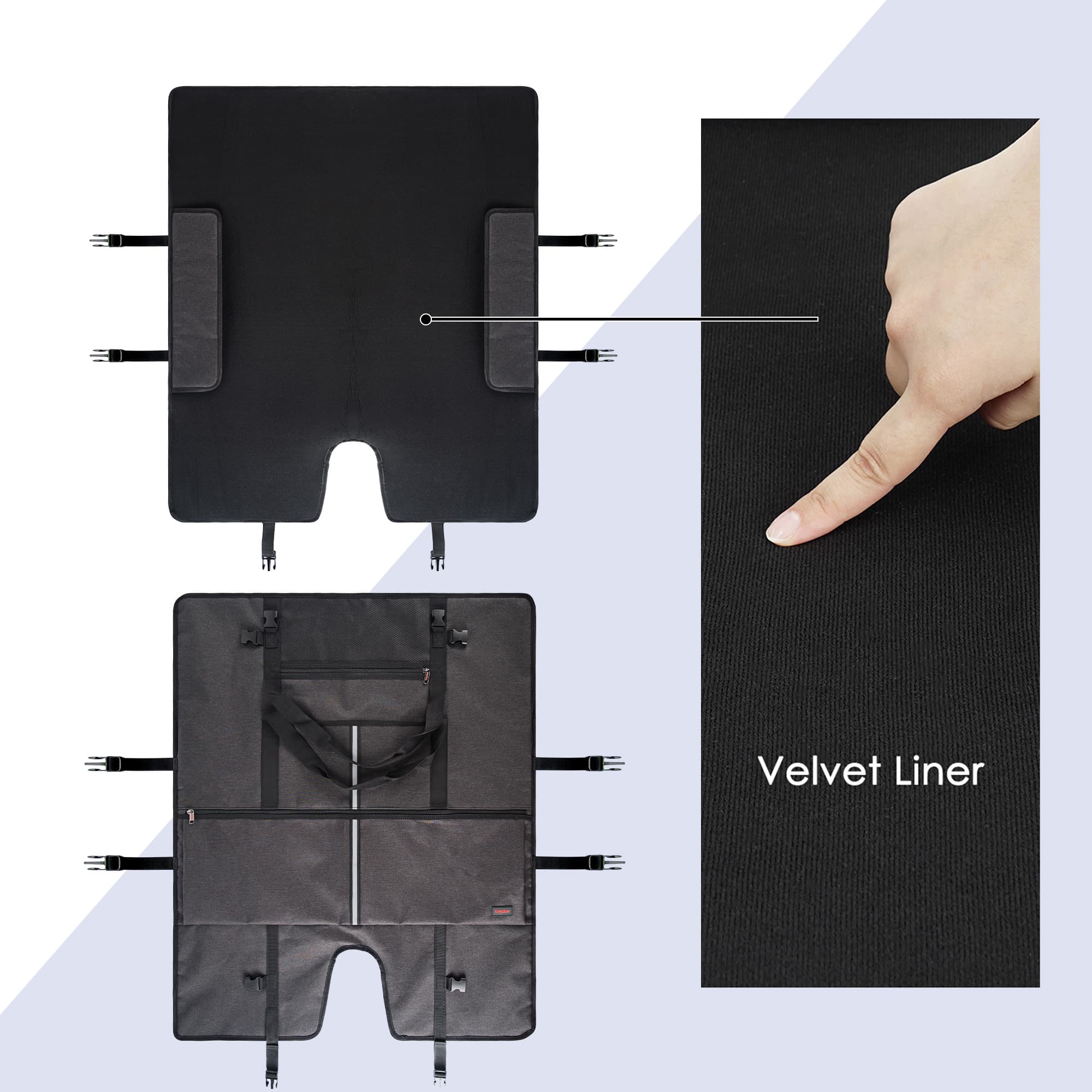 Travel Carrying Bag Compatible with 32" All-in-One Desktop Computer and 32" Monitor - 6