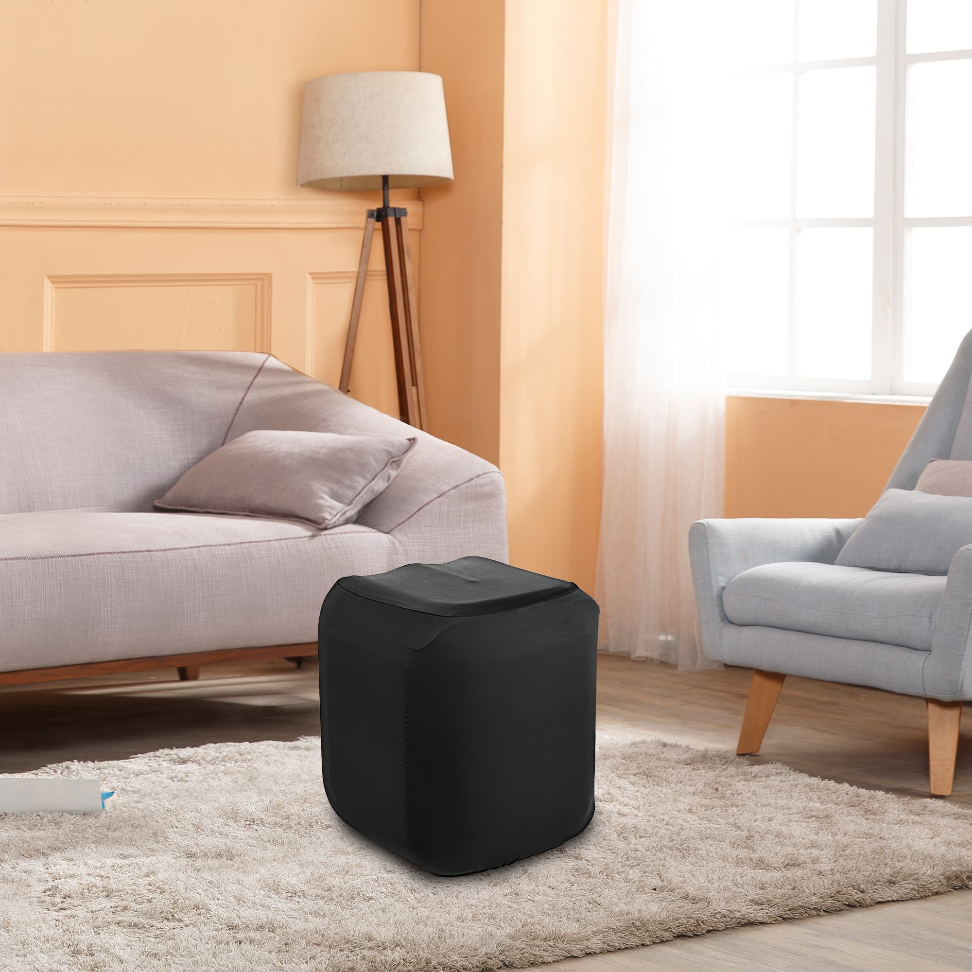 High-Elastic Sound Dust Cover Compatible with Party Box Encore Essential Speaker,Stretchable Speaker Case Protective Dust Cover - Black - 5