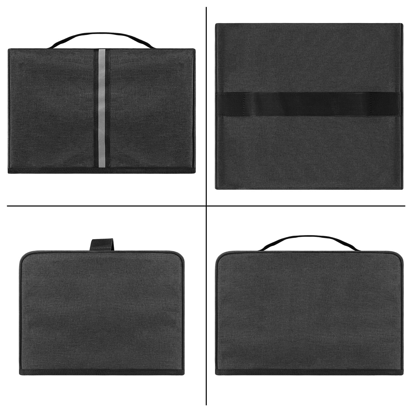 Kingshion Toaster Cover Compatible with Most 4-slice Toasters, Toaster Cover Storage for Most 4-slice Toasters, Washable and Dust Protection (Dark Grey) - 2