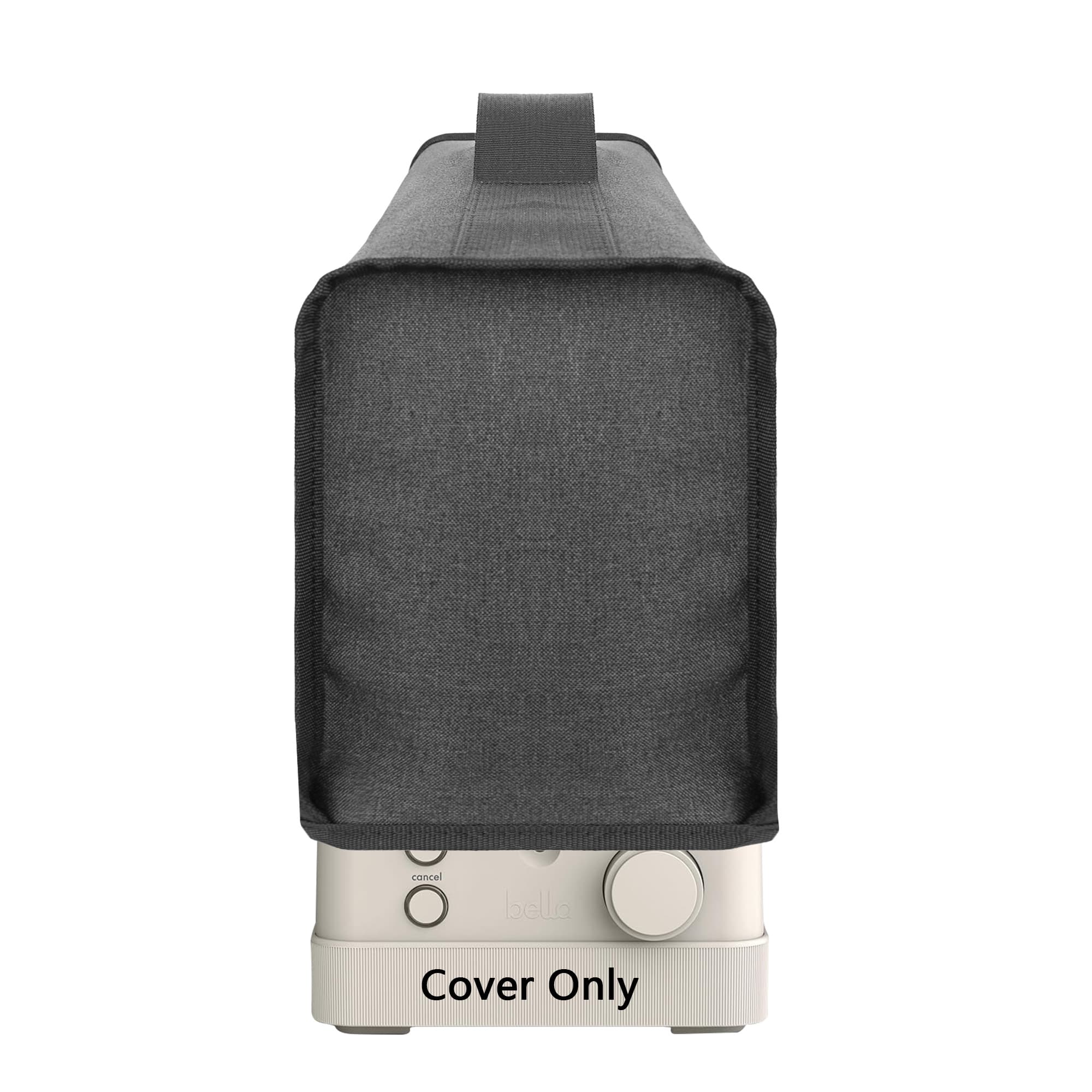 Toaster Cover Compatible with bella 4 Slice Slim Toaster,Waterproof Heatproofant Dustproof Protective Case Heavy Duty Cover-Dark Gray