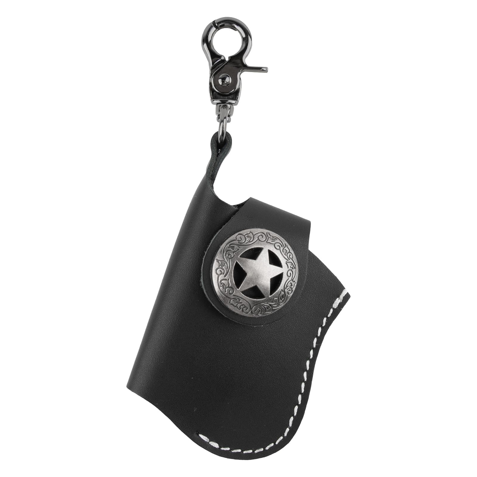 Kingshion Lighter Pouches, Lighter Lighter Pouch, Lighter Cover, Lighter Cover Holder, Compatible with Outdoor Lighter Leather Case, Lighter Leather Bag, Standard Size Lighters, Black