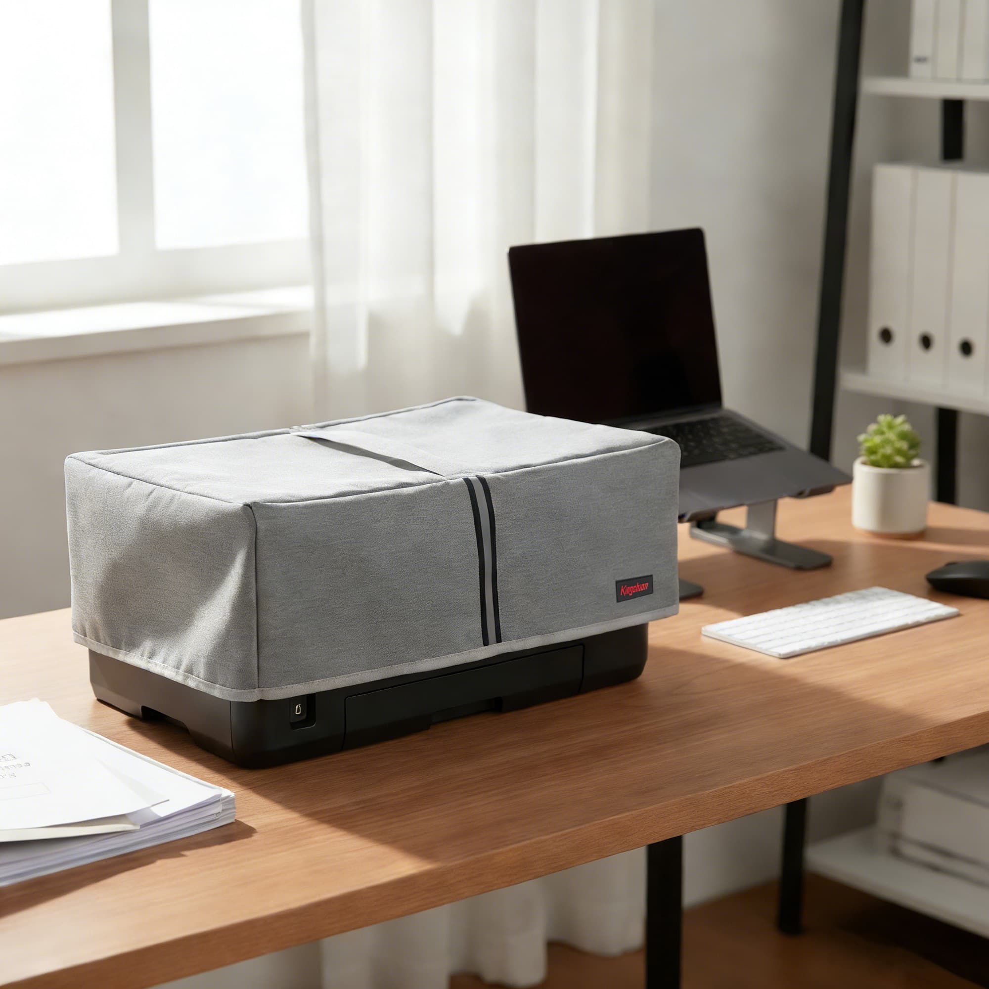 Scanner Dust Cover Protector Compatible with Epson V700/V750/V750- m Pro/V800/V850 Photo Film Scanner (Light Gray) - 4
