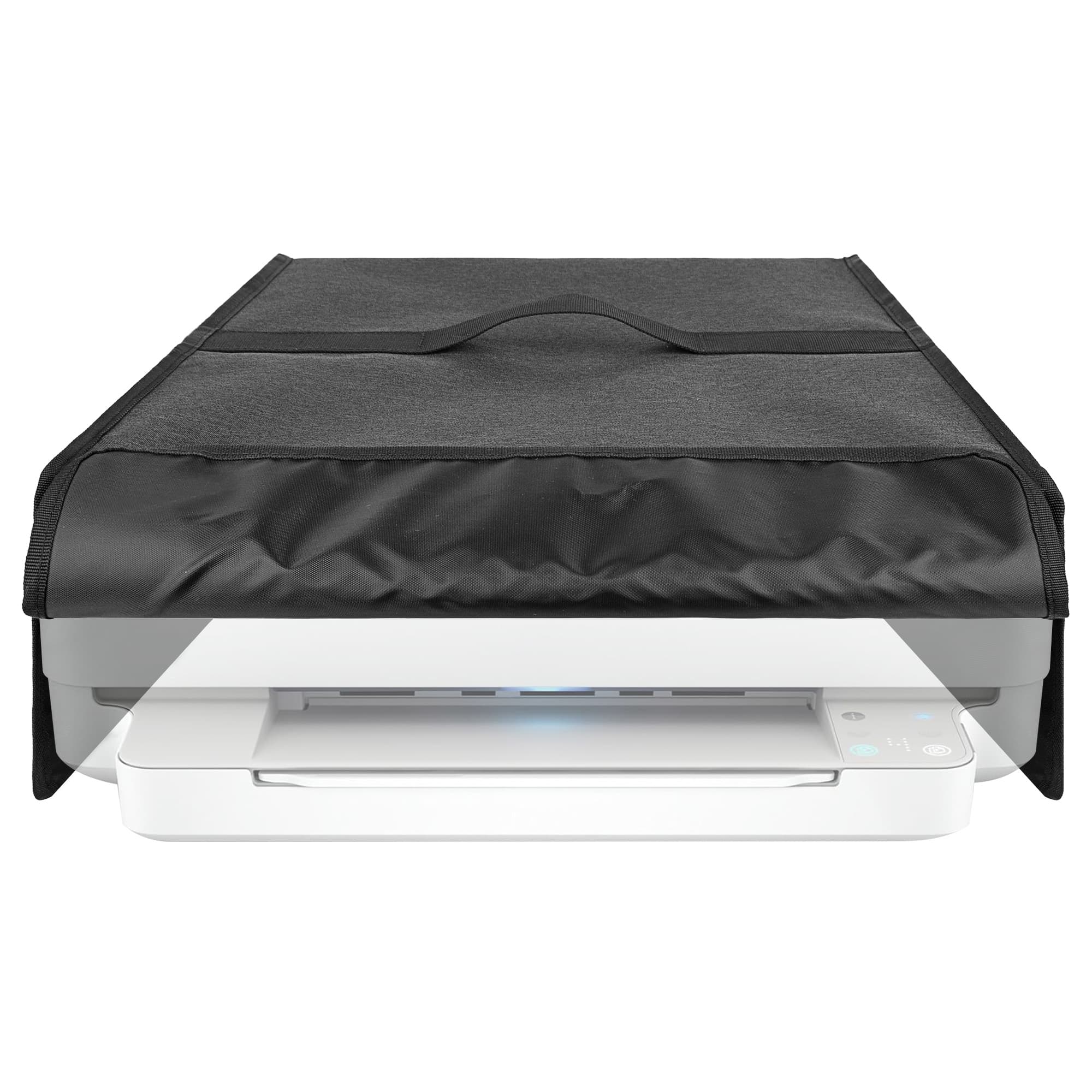 Kingshion Printer Dust Cover Compatible with HP Envy 6020e / 6055e / 6065e / 6075 / 6155e / 6455e / 6458e /  6555e, Smart-Tank 5000, DeskJet 2755e / 2855e / 3630 / 5055 Printer - Dark Grey