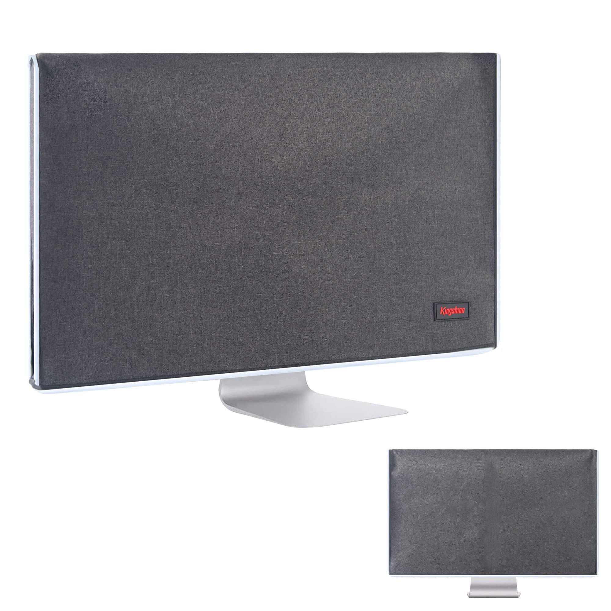 Monitor Dust Cover 24 inch Anti-Static Dustproof LCD/LED/HD Panel Case Computer Screen Protective Sleeve Compatible with iMac 24 inch PC, Desktop and TV, Black