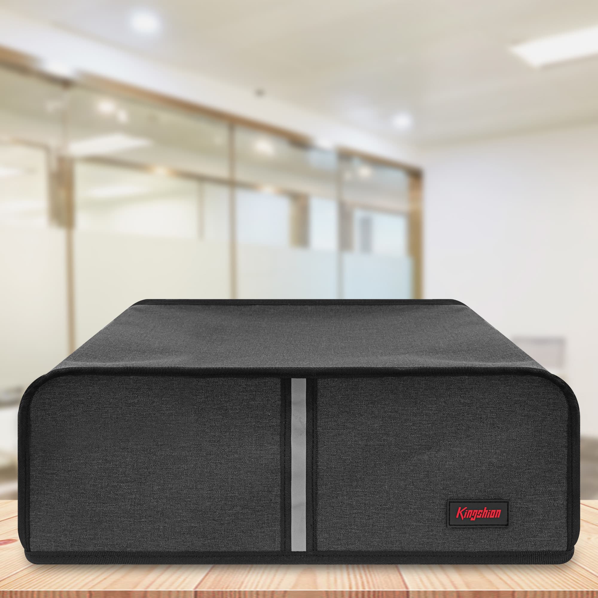 15" Countertop Printer Dust Cover Compatible with Canon PIXMA TS8350a、PIXMA TS8351a、PIXMA TS8352a, Splash Prevention Pet Hair Proof Protective Cover for Printer - Dark Grey - 5