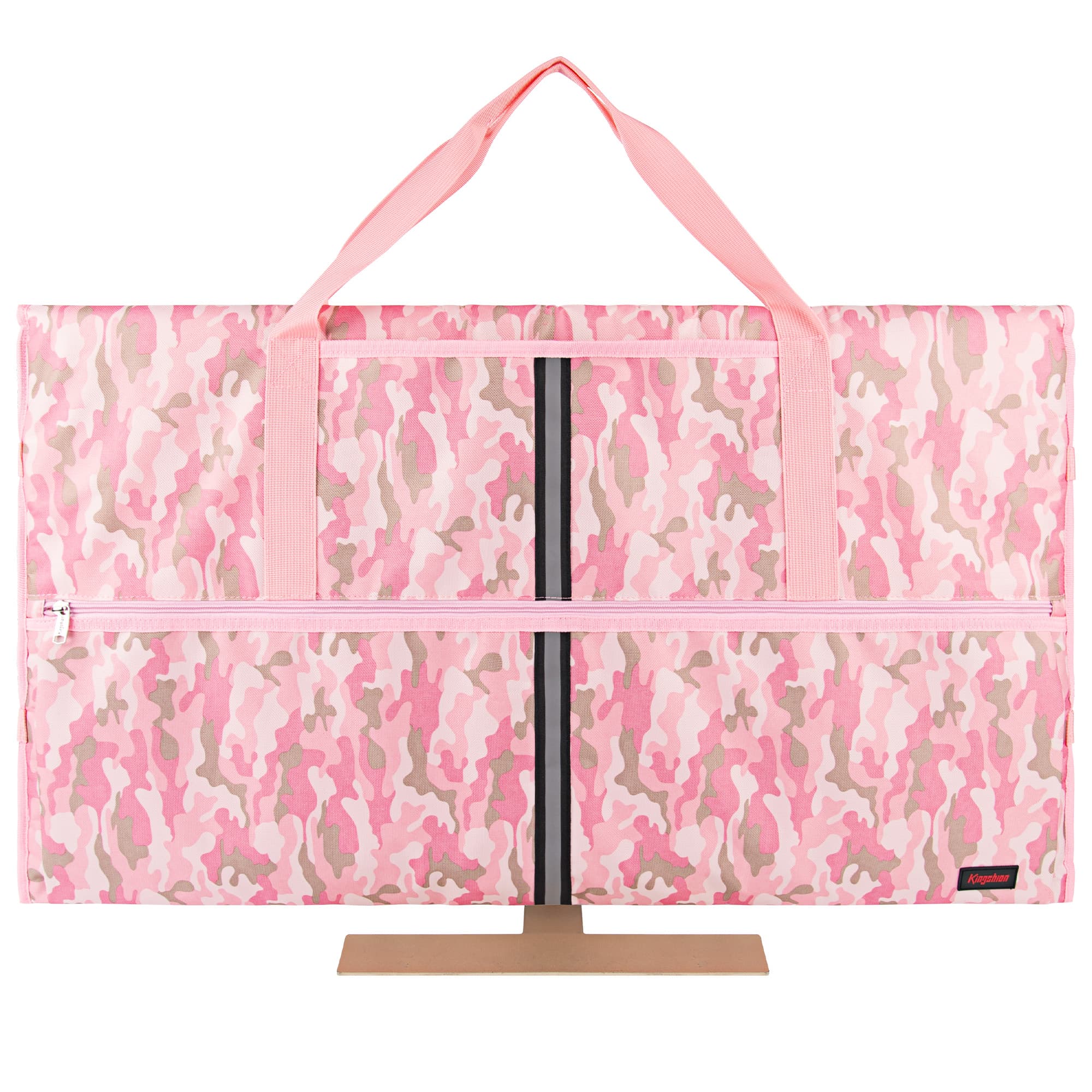 Kingshion Travel Carrying Bag Compatible with 32" All-in-One Desktop Computer and 32" Monitor (Camouflage Pink) - 7