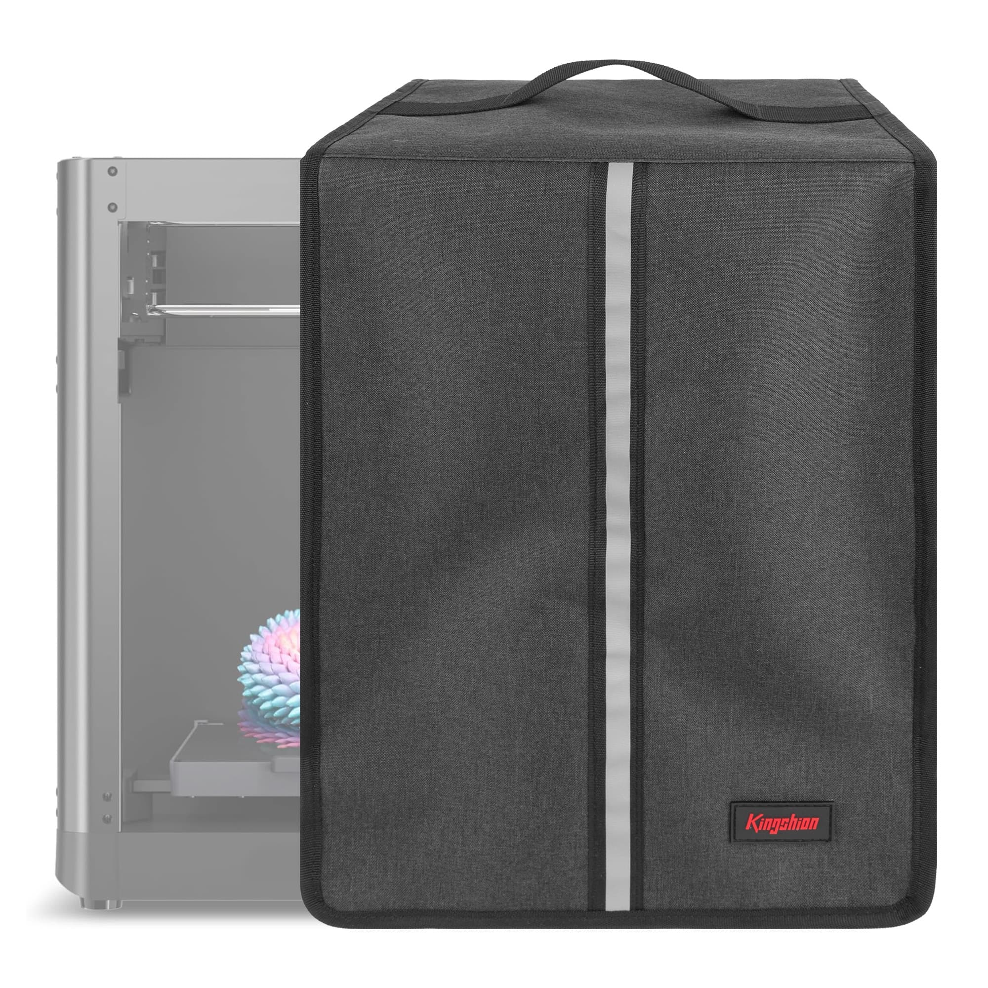 Kingshion 3D Printer Blackout Cover, Prevent Sunlight Dust Storage Sleeve with Handle, Compatible with Mar 2 Pro/ LD-002H/Anycubi Photo S/ Photo Mono SE DLP LCD SLA 3D Printer, 9.5 X 9.5 X 16 Inch