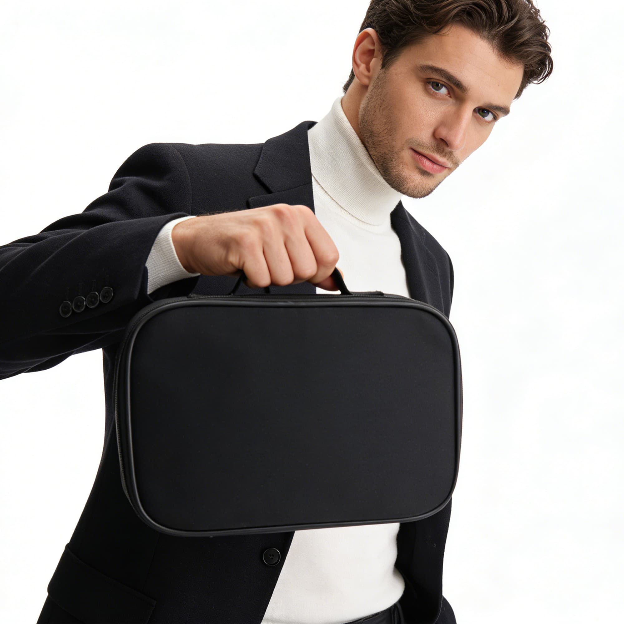 Professional Hair Clipper Case – 11" x 7" Barber Tool Bag & Hairdressing Organizer for Scissors and Supplies - 5