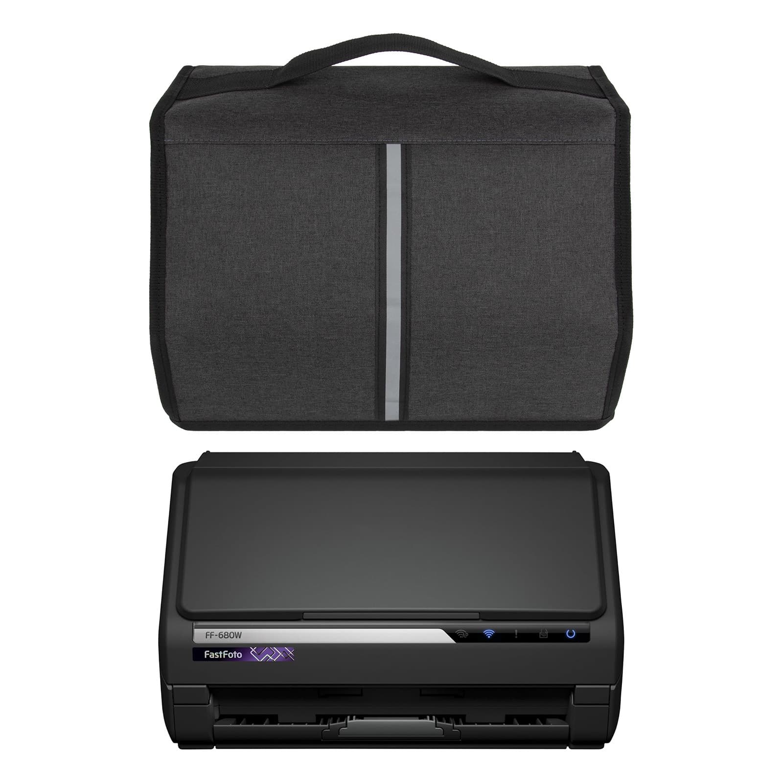 Kingshion Scanner Dust Cover Compatible with Epson FastFoto FF-680W / DS-530 / 770 / 870 / 970 / ES-400W / ES-500W Scanner Protector Wireless High-Speed Photo and Document Scanning System