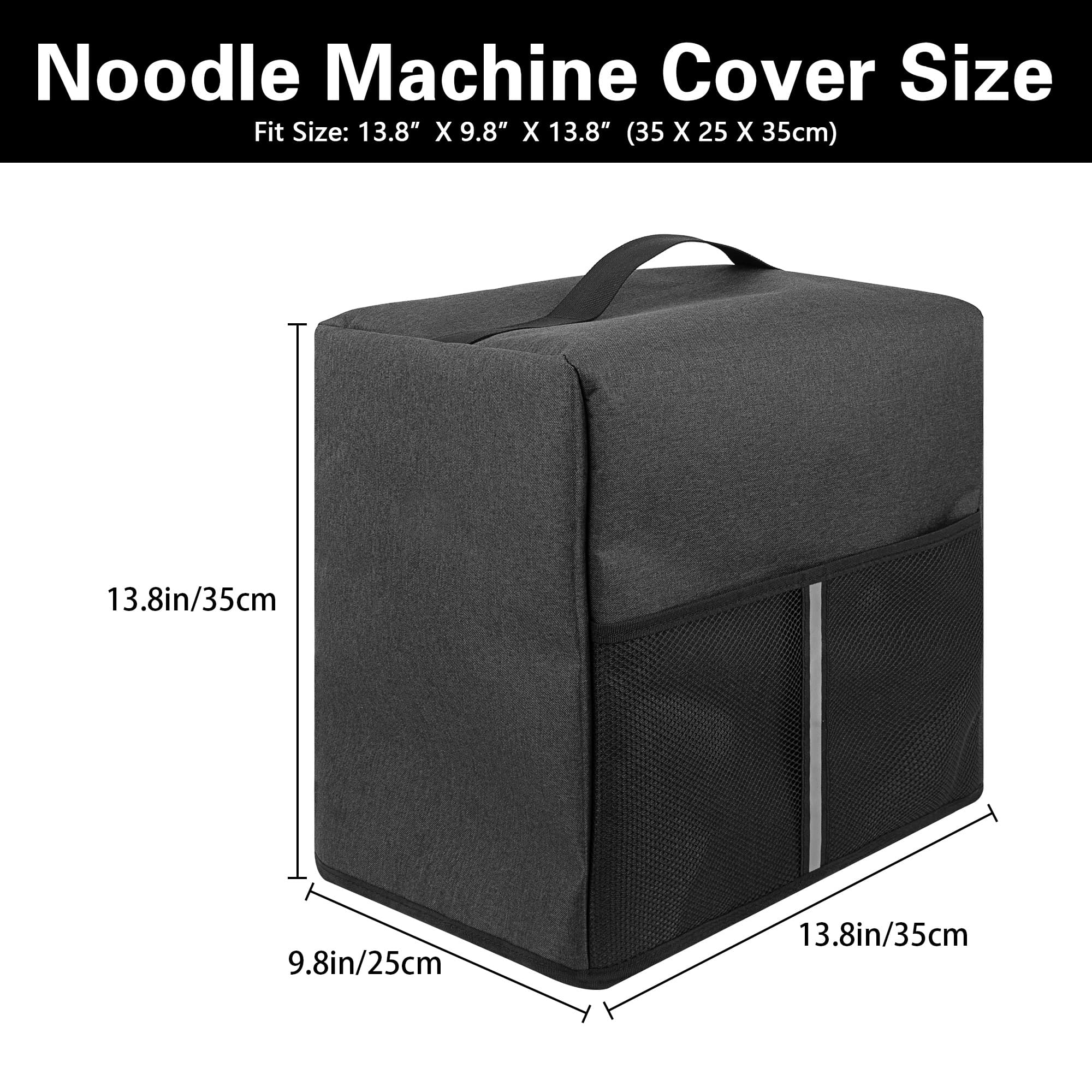 Noodle Machine Dust Cover Compatible with Philips 7000 Series Pasta Extruder/Electric Automatic Pasta Machine,Protective Cover with Insertion Bag - Dark Gray - 1