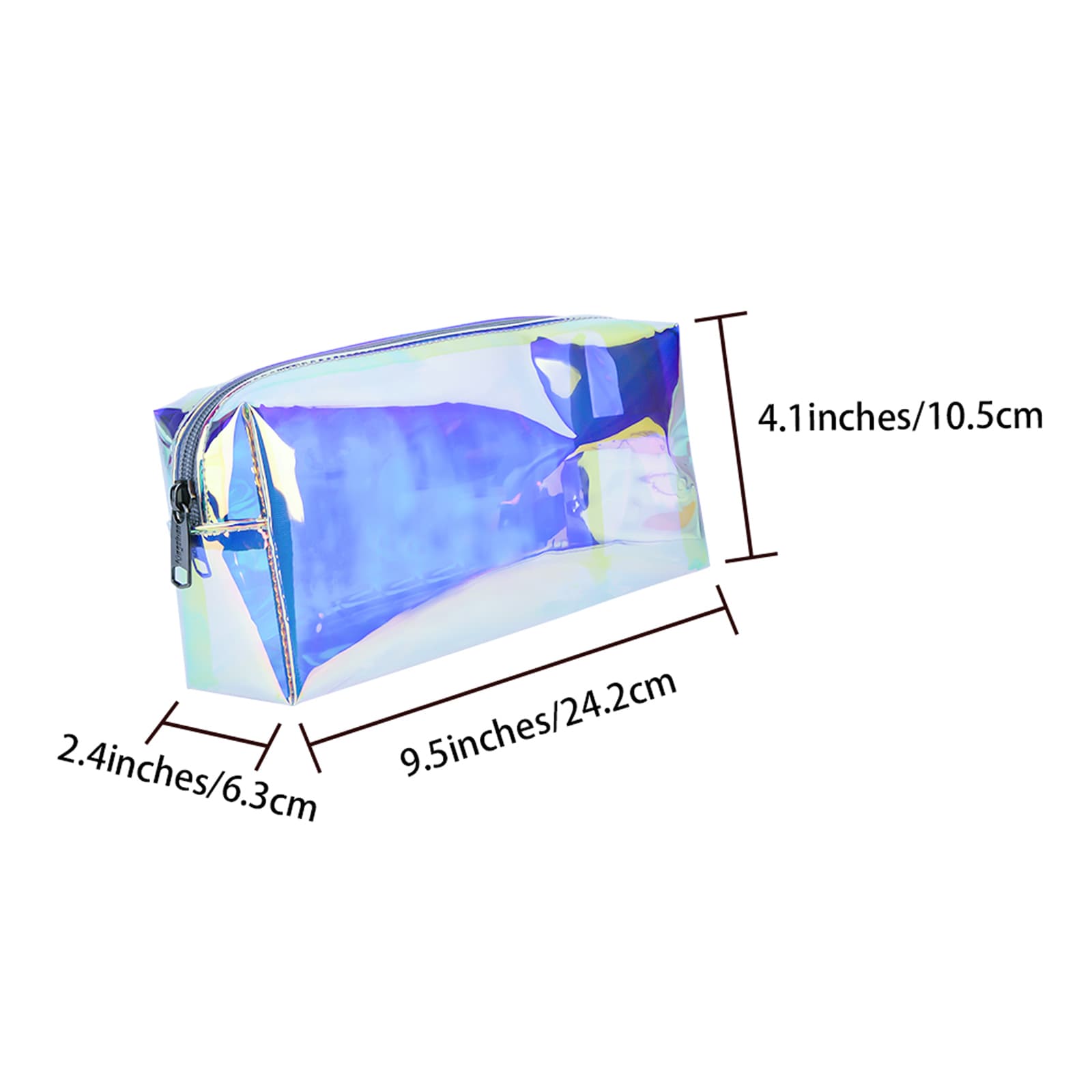 Kingshion Clear Makeup Bag,Clear Cosmetic Bag,Clear Purse for Work,PVC Clear Makeup Bag,Clear PVC Makeup Bag,Clear Makeup Bags PVC,Stadium, Hiking, Women Men Music Party, Natatorium,Beach - 1
