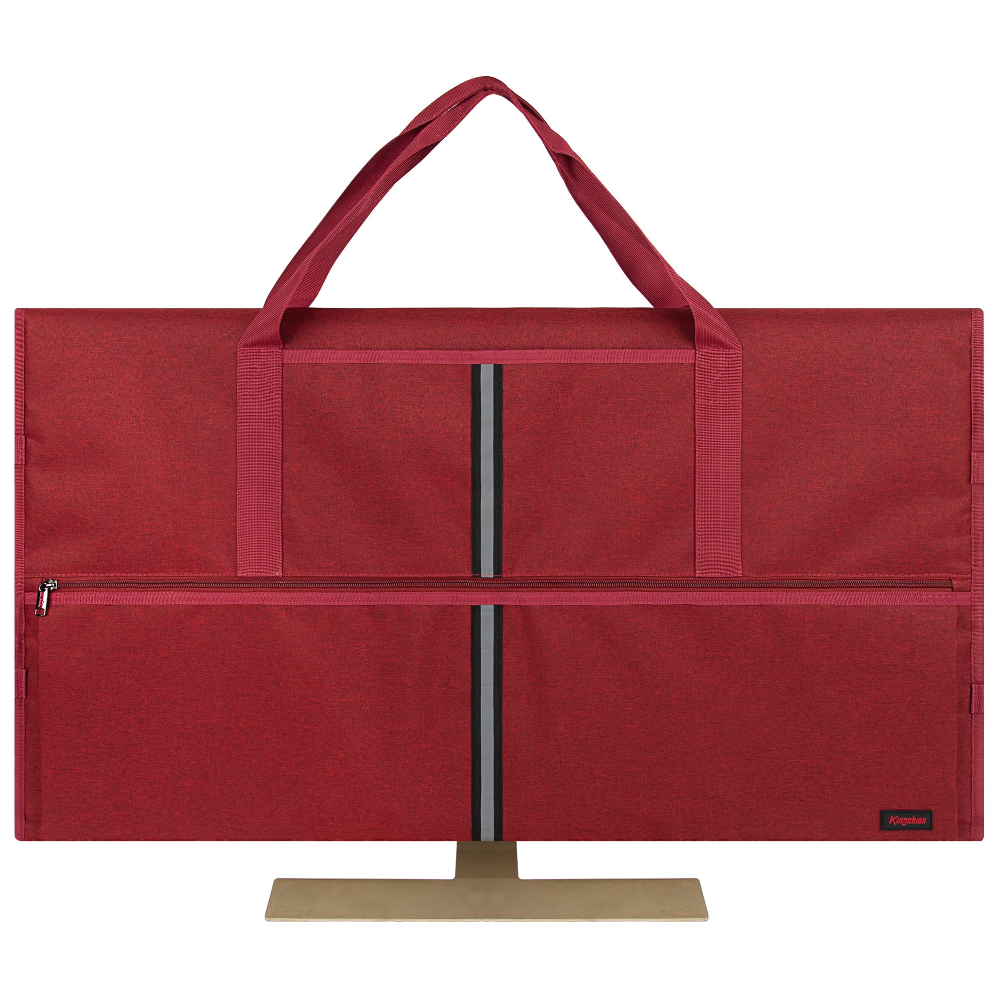 Kingshion Travel Carrying Bag Compatible with 32" All-in-One Desktop Computer and 32" Monitor (Dark Red) - 7