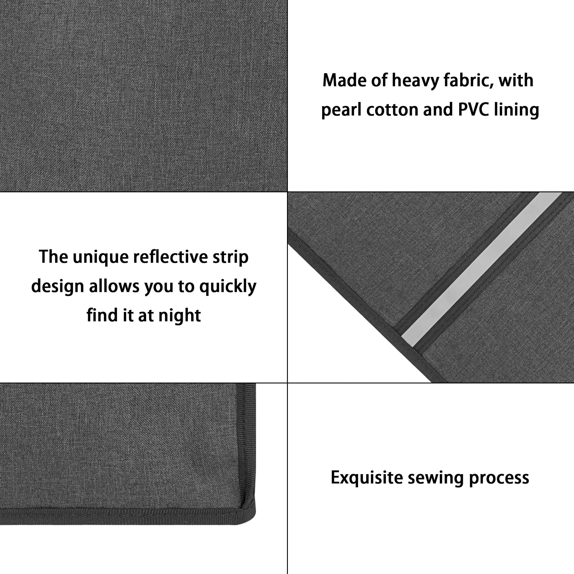 Kingshion Dust Cover Compatible with Nespresso Vertuo Next Deluxe Coffee, Nespresso Vertuo Plus Deluxe Coffee,The Pearl Cotton Inside Enhances Protection of The Machine -Dark Grey - 5