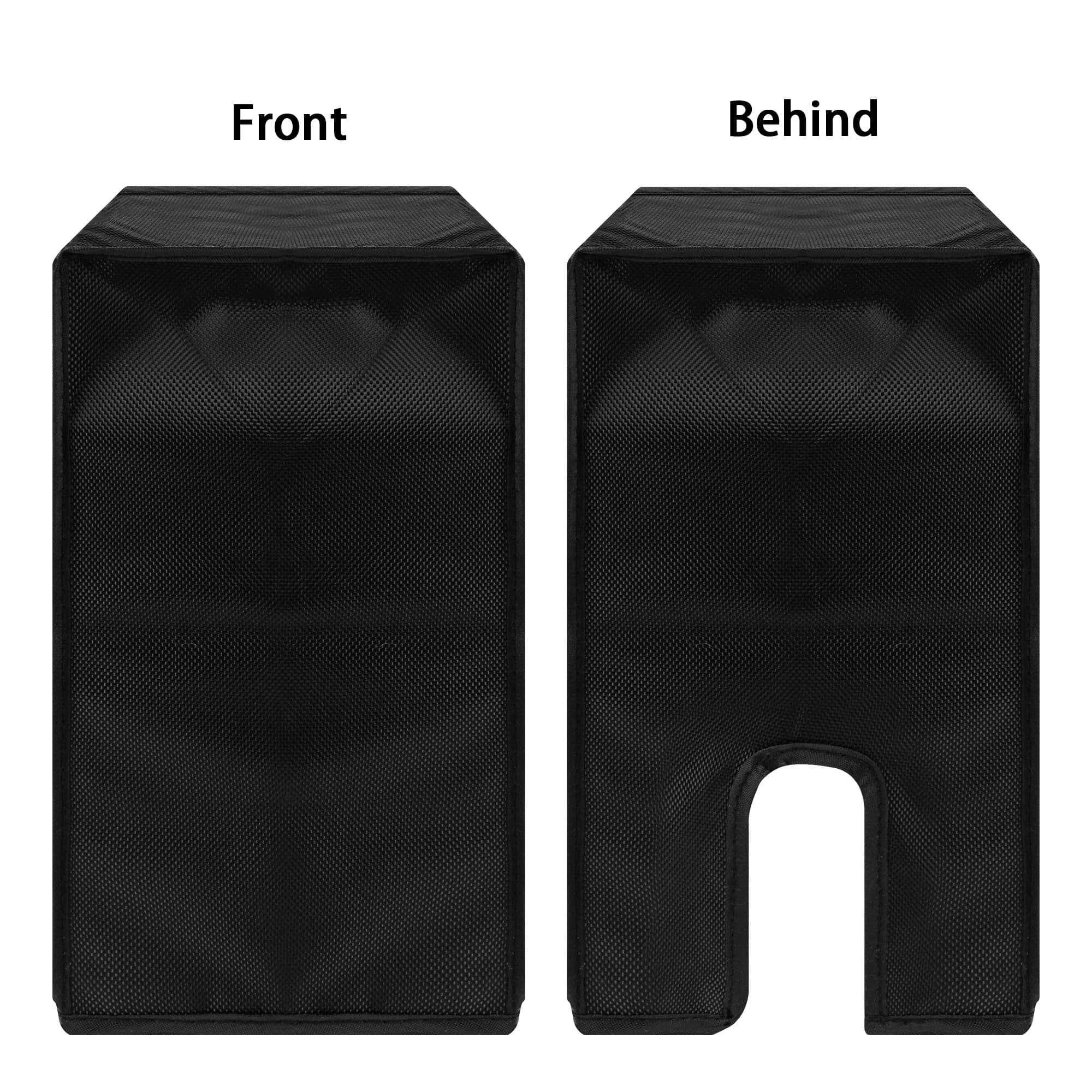 Kingshion Xbox Series X Console Dust Cover - Nylon Waterproof Protective Sleeve with Easy Access Cable Ports, Anti-Scratch Design & Custom Fit for Enhanced Protection (Black) - 4