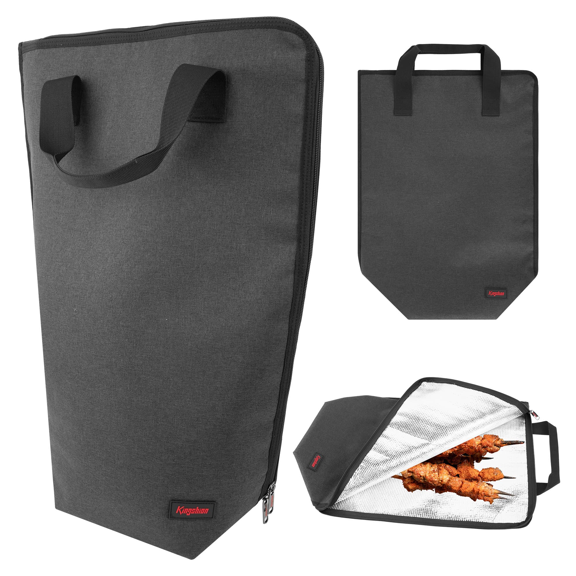 Kingshion BBQ Blanket for Resting Meat, Thicker Insulated Aluminum Foil Meat Resting Bag, Reusable Smoker Grilling Meat Insulated Resting Bag for Longer Lasting Flavor and Juiciness
