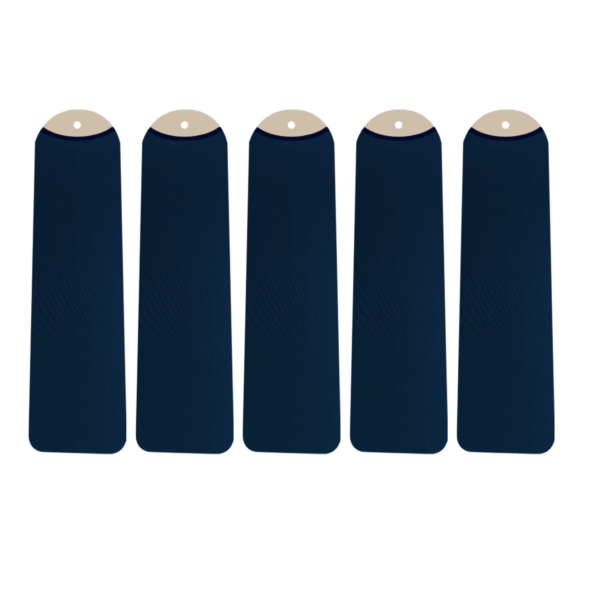 Kingshion Fan Blade Covers Suitable for Most Ceiling Fan Blades- Fits fan blades 5-6 " wide, 19.5 - 22" long (Blue- 5 Pack)