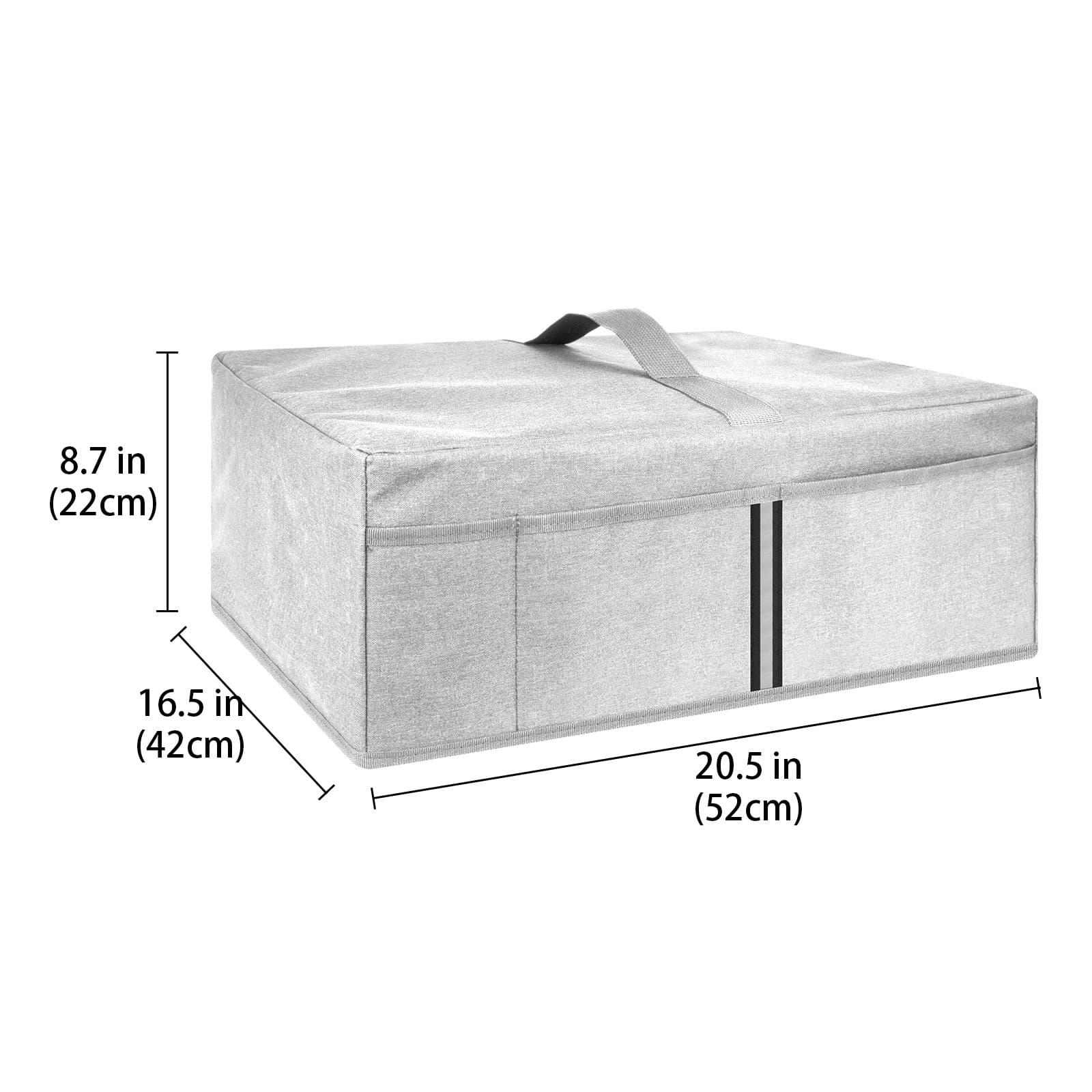 Kingshion Record Player Dust Cover, Stereo Receiver Dust Cover Protector Compatible with Sony STR-AN1000, Denon AVR-S970H, Onkyo TX-SR393 Stereo Receiver (Light Gray) - 2