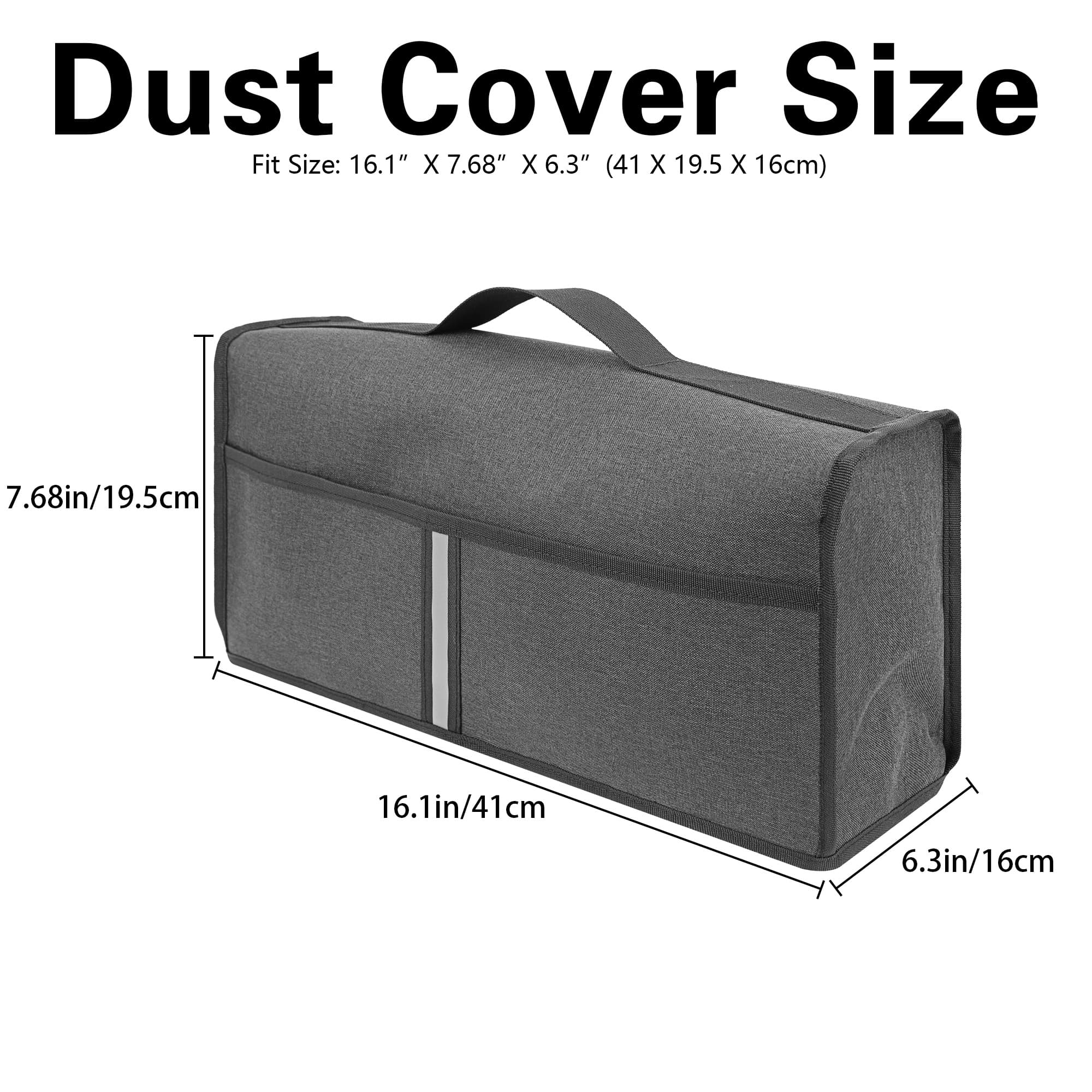 Toaster Cover Compatible with bella 4 Slice Slim Toaster,Waterproof Heatproofant Dustproof Protective Case Heavy Duty Cover-Dark Gray - 1
