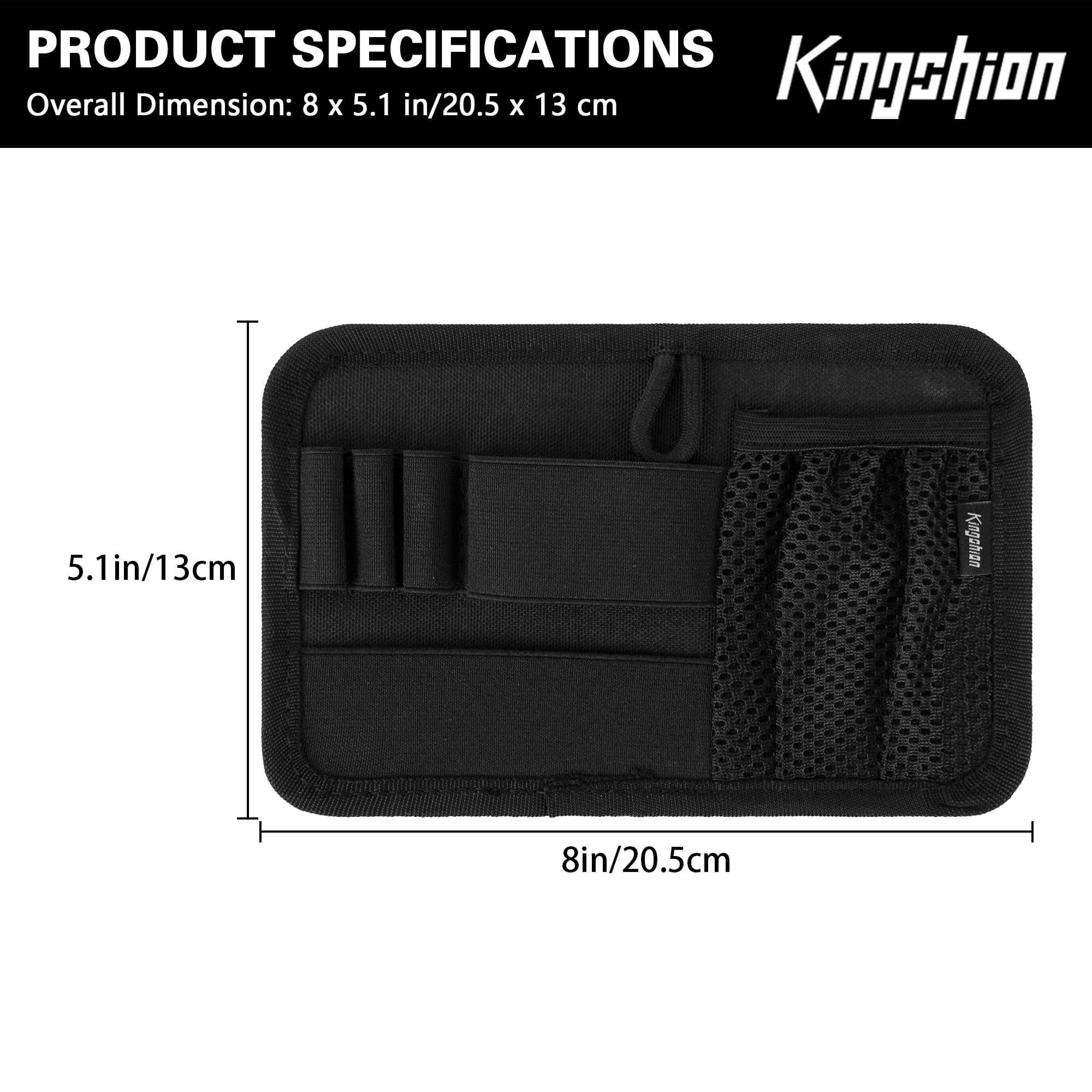 Tactical Bag Insert Modular Organizer Panel - Utility Admin Pouch with Hook & Loop Fasteners, Backpacks, Messenger Bag & Pack - 1