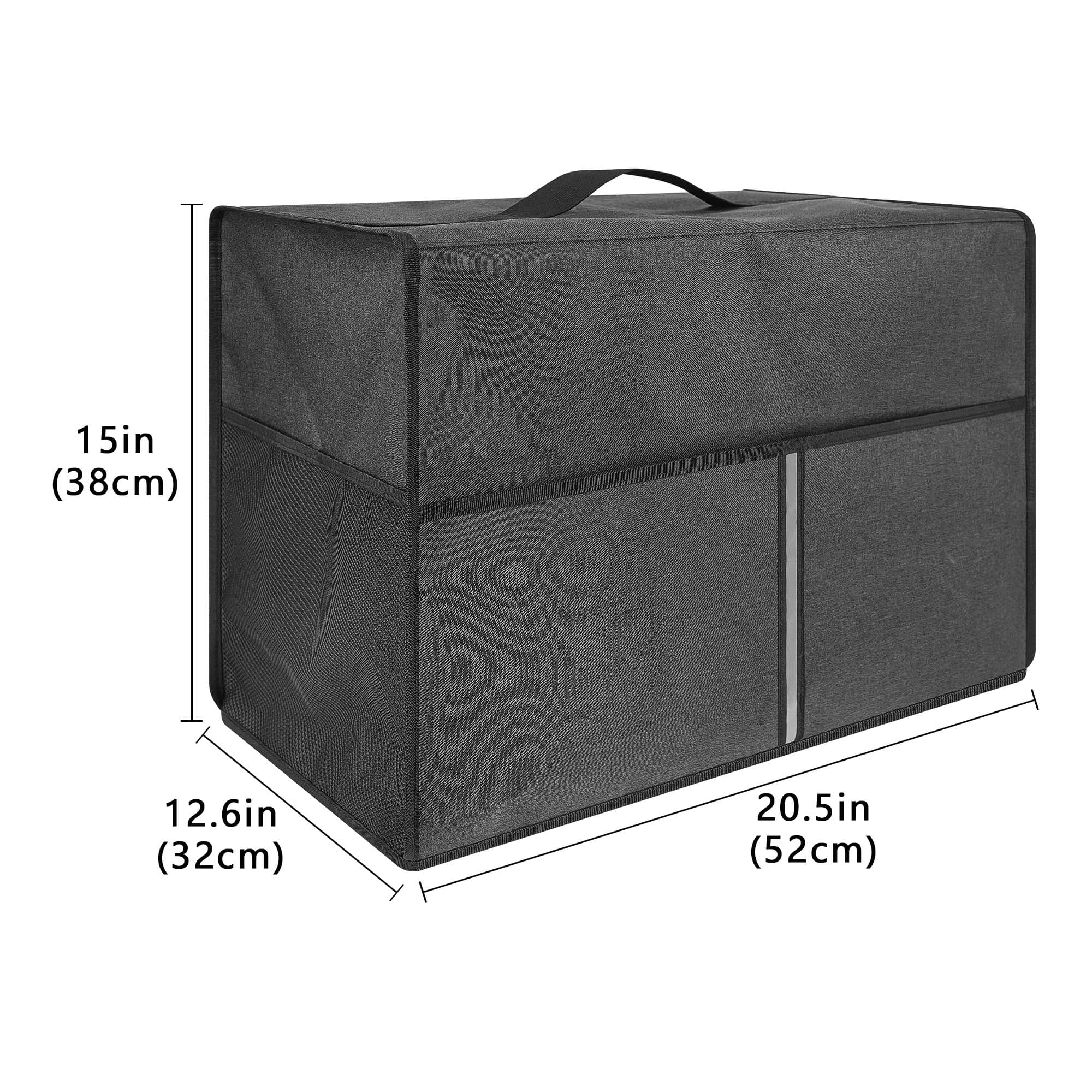 Kingshion Air Fryer Dust Cover compatible with 9.5L Capacity Vertical Dual Drawer, Air Fryer cover for Ninja SL400UKCP/SL400UK -Dark grey - 1