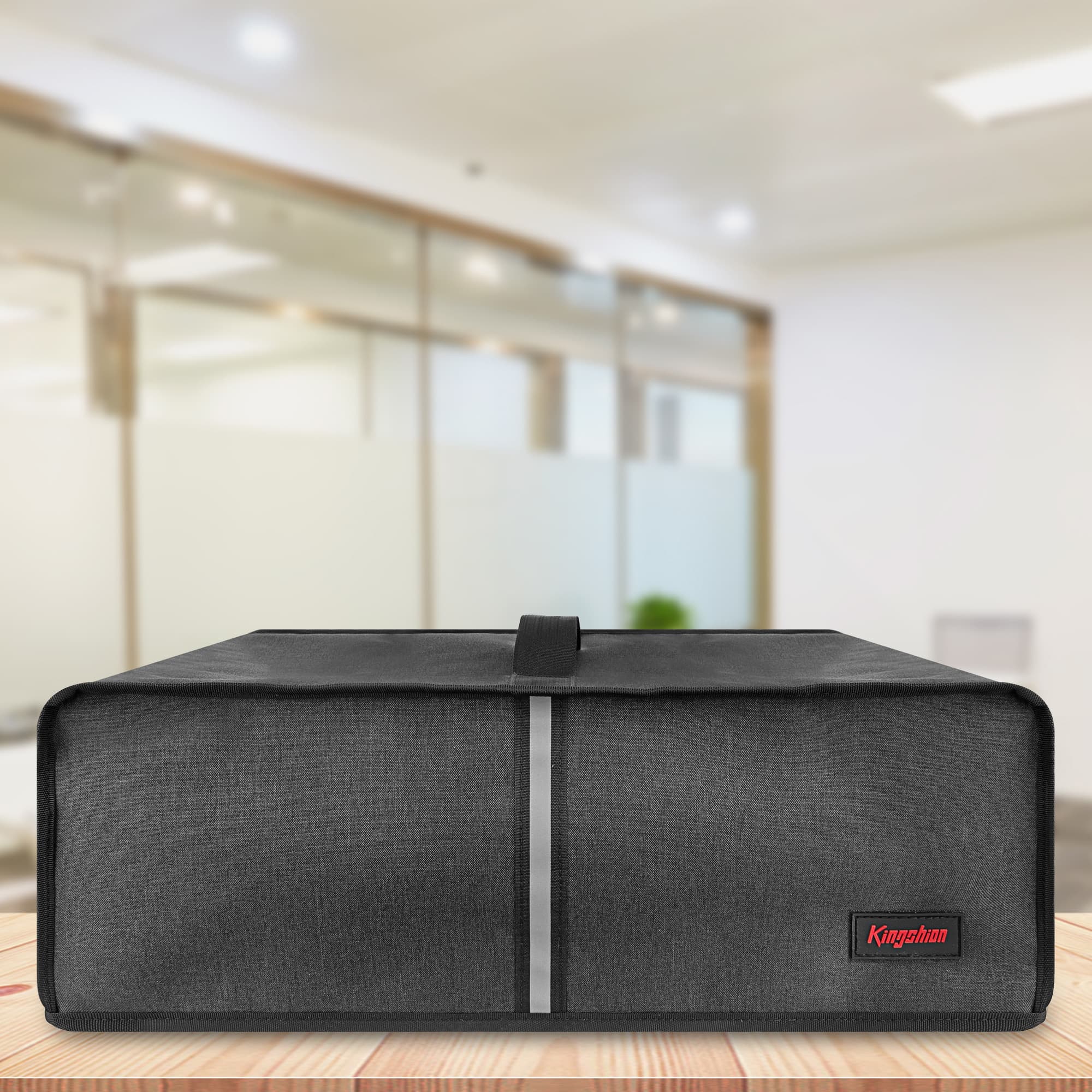 Printer Dust Cover Compatible with Canon Pixma TS5350 / TS5351 / TS5352, High-Elastic Oxford Cloth Protective Cover for Printer - Dark grey - 5